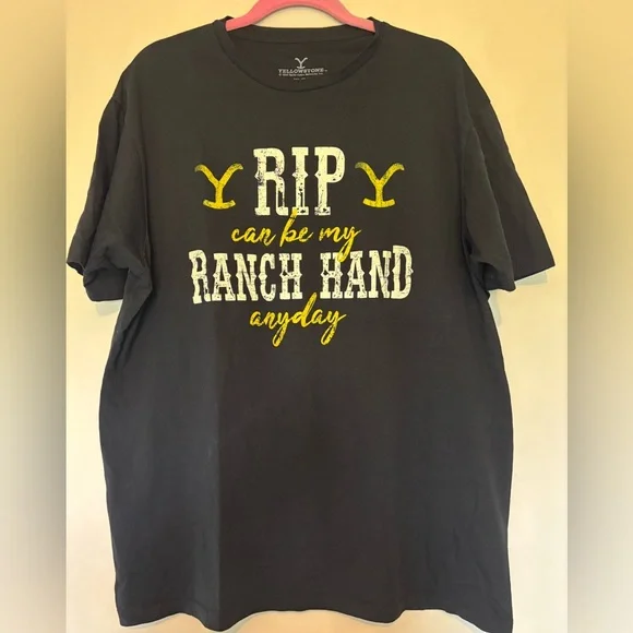 Yellowstone Black Ranch Hand Tee - Picture 1 of 2